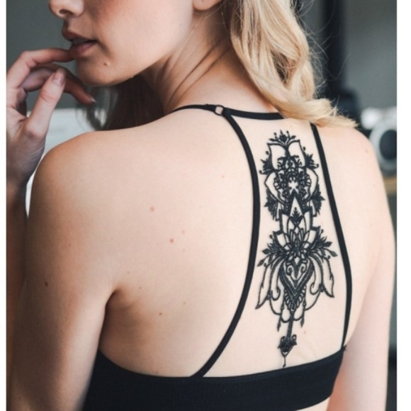 32B TO 36B☆RESTOCKED☆TATTOO BRALETTE - Picture 6 of 6